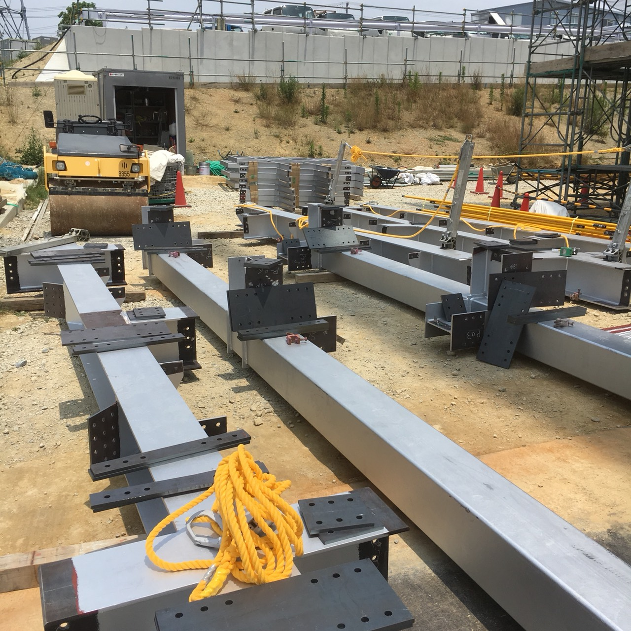 M社 設備架台組立工事